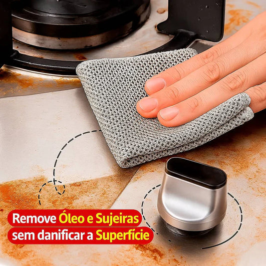 Pano de Limpeza Dupla Face em Aço